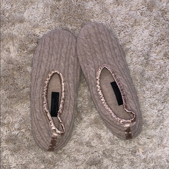Saks Fifth Avenue Shoes - Cashmere slippers